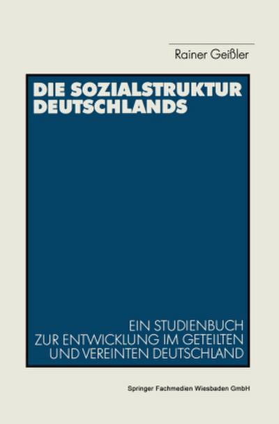 Die Sozialstruktur Deutschlands