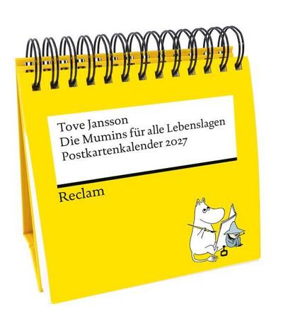 Die Mumins für alle Lebenslagen. Postkartenkalender 2027
