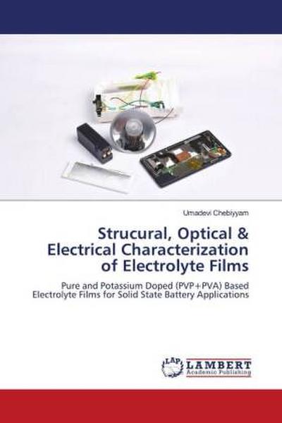 Strucural, Optical & Electrical Characterization of Electrolyte Films