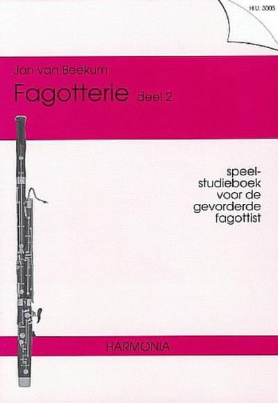 Fagotterie vol.2 Speel-studieboekvoor de gevorderde fagottist