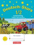 Deutsch-Stars - Allgemeine Ausgabe - 1./2. Schuljahr: Lesetraining - Traktor, Kuh und Korn - Übungsheft - Mit Lösungen
