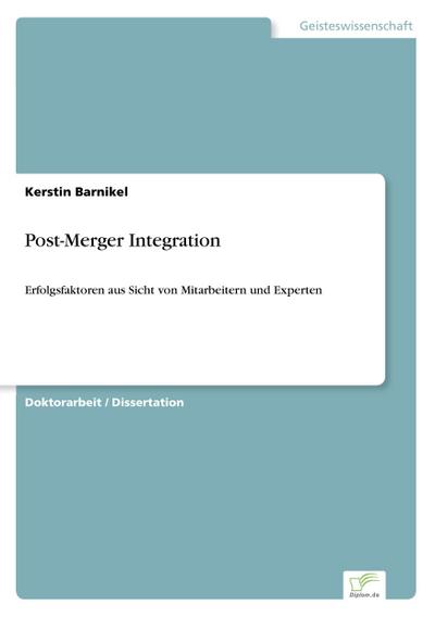Post-Merger Integration - Kerstin Barnikel