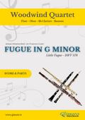 Woodwind Quartet "Fugue in G Minor" score & parts