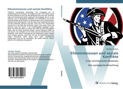 Eliteninteressen und soziale Konflikte