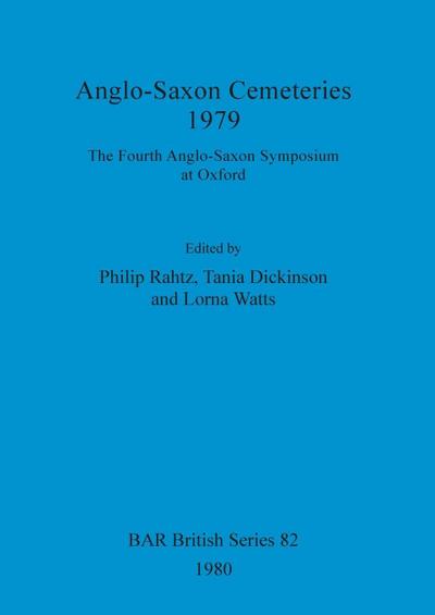 Anglo-Saxon Cemeteries 1979