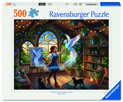 Erwachsenenpuzzle 500 Teile - Magisches Atelier