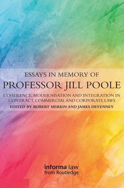 Essays in Memory of Professor Jill Poole