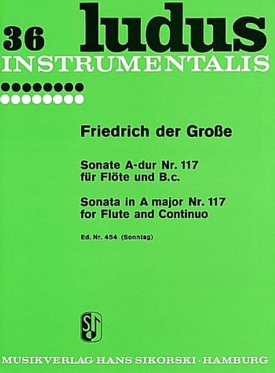 Sonate A-Dur op.117für Flöte und Klavier