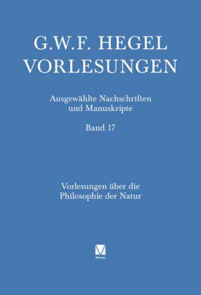 Vorlesungen über die Philosophie der Natur