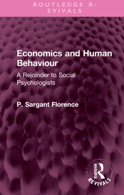 Economics and Human Behaviour