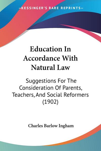 Education In Accordance With Natural Law