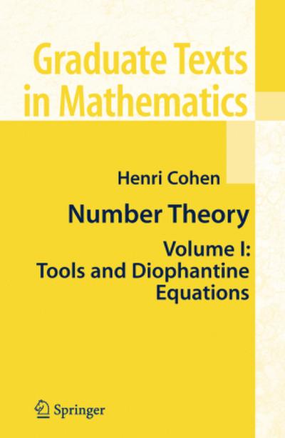 Number Theory, Volume 1