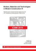 Binders, Materials and Technologies in Modern Construction VI