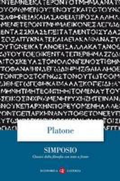 Il Simposio. Testo greco a fronte