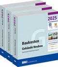 BKI Baukosten Gebäude + Positionen + Bauelemente Neubau 2025