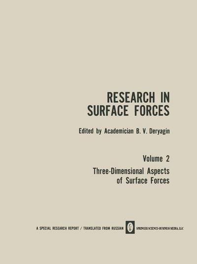 Research in Surface Forces