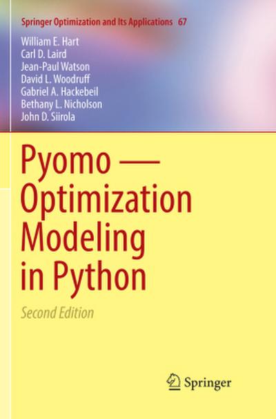 Pyomo - Optimization Modeling in Python
