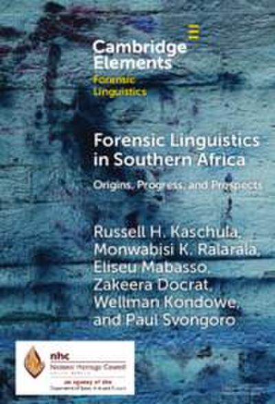 Forensic Linguistics in Southern Africa