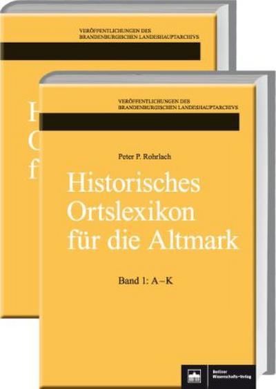 Historisches Ortslexikon für die Altmark, 2 Bde.