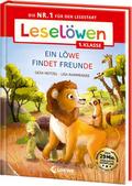 Leselöwen 1. Klasse - Ein Löwe findet Freunde (Großbuchstab