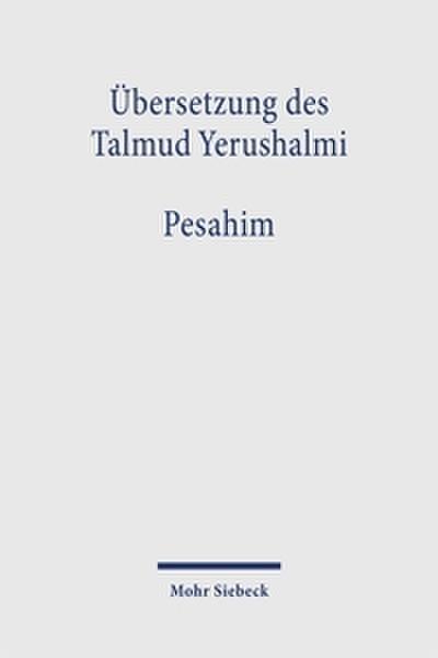 Übersetzung des Talmud Yerushalmi