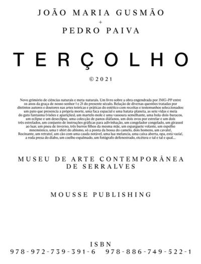 João Maria Gusmão + Pedro Paiva: Terçolho