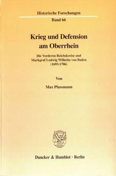 Krieg und Defension am Oberrhein.