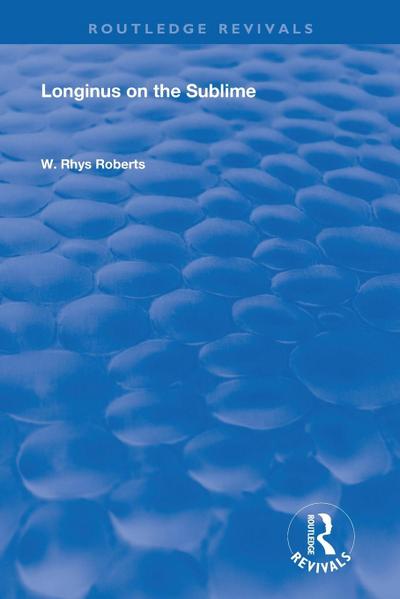 Longinus on the Sublime