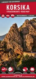 MoTourMaps Korsika Auto- und Motorradkarte 1:150.000