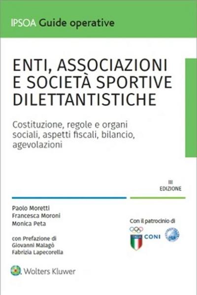 Enti, associazioni e società sportive dilettantistiche