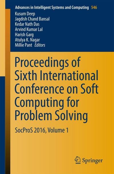 Proceedings of Sixth International Conference on Soft Computing for Problem Solving