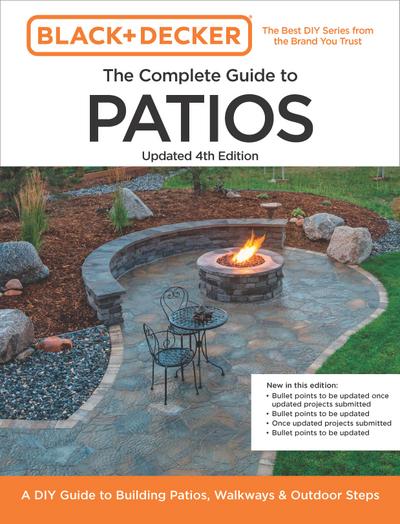 Black and Decker Complete Guide to Patios 4th Edition