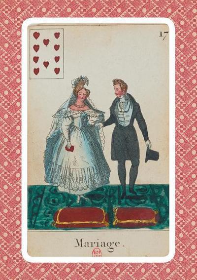 Carnet Ligné Cartomancie, Mariage, 18e Siècle