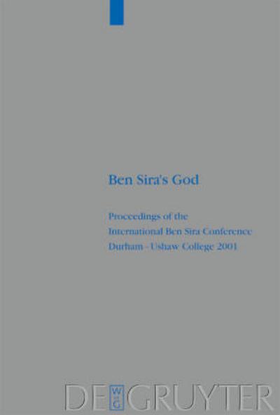 Ben Sira’s God