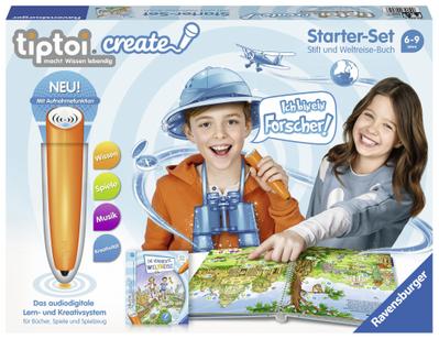 tiptoi® CREATE Starter-Set Die verrückte Weltreise: tiptoi® Stift mit Aufnahmefunktion und CREATE Buch Die verrückte Weltreise