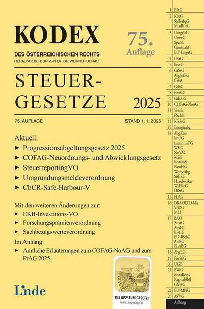 KODEX Steuergesetze 2025
