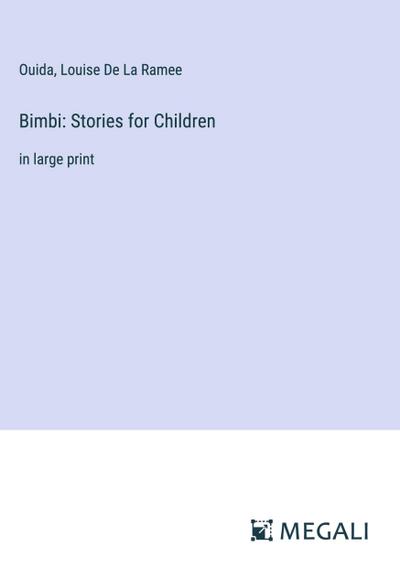 Bimbi: Stories for Children
