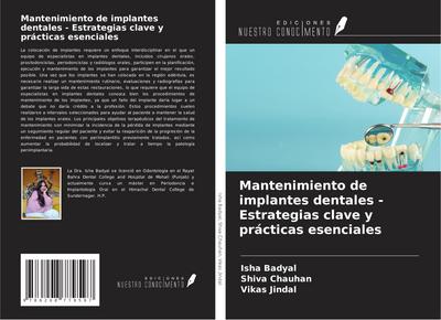 Mantenimiento de implantes dentales - Estrategias clave y prácticas esenciales