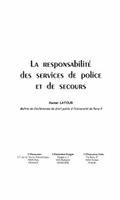 Responsabilite des services depolice et