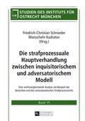 Die strafprozessuale Hauptverhandlung zwischen inq