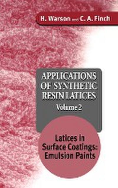 Applications of Synthetic Resin Latices, Latices in Surface Coatings - Emulsion Paints