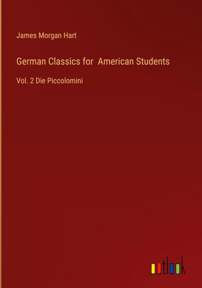 German Classics for  American Students