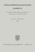 Literaturwissenschaftliches Jahrbuch