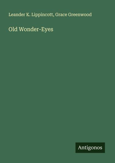 Old Wonder-Eyes