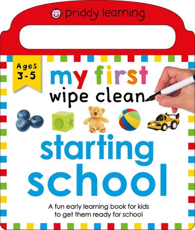 My First Wipe Clean: Starting School