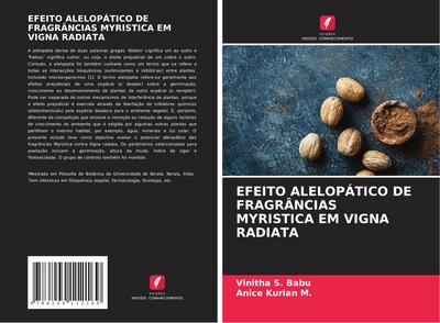 EFEITO ALELOPÁTICO DE FRAGRÂNCIAS MYRISTICA EM VIGNA RADIATA