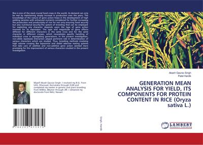 GENERATION MEAN ANALYSIS FOR YIELD, ITS COMPONENTS FOR PROTEIN CONTENT IN RICE (Oryza sativa L.)