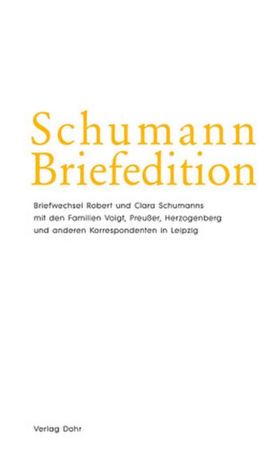 Schumann-Briefedition, Serie 2: Freundes- und Künstlerbriefwechsel Schumann-Briefedition / Schumann-Briefedition II.15