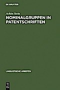 Nominalgruppen in Patentschriften