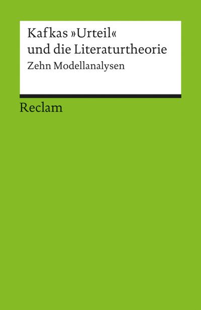 Kafkas 'Urteil' und die Literaturtheorie 